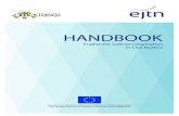 HANDBOOK English for Judicial Cooperation in Civil Matters€¦ · judicial cooperation in civil matters linguistic courses. It is addressed not only to participants, but also to