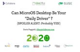 (SPOILER ALERT: Probably YES!) Dario Faggioli, … · 2020. 10. 17. · Dario Faggioli, dfaggioli@suse.com. Can It Really Be ? Proof that it can is: The ﬁrst part of this talk is