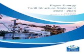 Ergon Energy Tariff Structure Statement 2020 - 2025 Decision... · Our draft plans 2020-25 Ergon Energy Tariff Structure Statement 2020 - 2025 June 2020 (Erratum August 2020)