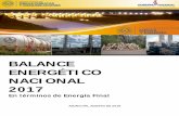 Balance Energético Nacional 2017-v3 - Centro de ...biblioteca.olade.org/opac-tmpl/Documentos/cg00653.pdfderivados del petróleo, en el cual hoy opera más de 130 estaciones de servicio