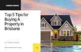 Top 5 Tips for Buying A Property in Brisbane
