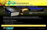 Patient & Lab Sample Labeling 2020. 12. 9.¢  Patient & Lab Sample Labeling Barcode Duplicator A barcode