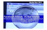 Facebook friends vs. real friends - Hesse · 2015. 7. 4. · Facebook friends vs. real friends Ein Beitrag zum bewussteren Umgang mit Social Media Networks im Englischunterricht Jg.10.