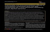 Antimicrobial and immunomodulatory efficacy of extracellularly · PDF file 2017. 8. 25. · RESEARCH ARTICLE Open Access Antimicrobial and immunomodulatory efficacy of extracellularly