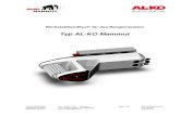 Typ AL-KO Mammut - Caron Fahrzeugtechnik...ALOIS KOBER GMBH Ichenhauser Straße 14 89359 Kötz, Germany Fon +49 8221 97 -0 (Zentrale) Fax +49 8221 97-8612 (Kundendienst) Email mammut@al-ko.de
