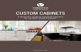 WOOD PRODUCTS CUSTOM CABINETS · 2020. 10. 21. · furniture accents, aluminum frame doors are made to our customers’ specifications and include all functional and decorative hardware