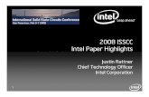 2008 ISSCC Intel Paper Highlights...Reconfigurable CMOS Radios Multi-standard Tunable antenna Vision: Connectivity Anytime, Anywhere for Everyone WLAN WPAN WLAN WWAN Integrated Radios