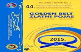 BULLETIN / BILTEN No. 1 44. · 2015. 3. 4. · performed by Zoran Petrovic, Raičić Simo Dusan Milekić, Milan Vukmirica, free Čolović, Radomir Paunovic, Branko Vuckovic, Zoran