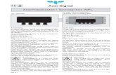Anschlusskasten / Terminal box MPL - Auer Signal · 2020. 12. 21. · Muttern, selbstsichernd) liegt bei. Hinweise zu Kabel- und Leitun gseinführungen und Verschlussstopfen Die Kabel-