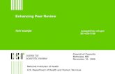 Enhancing Peer Review - DPCPSI · 11/16/2009  · toni scarpa scarpat@csr.nih.gov 301-435-1109. Council of Councils. Bethesda, MD. November 16, 2009. National Institutes of Health.