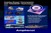 Amphe-Power Connectors with RADSOK Technology · 2015. 6. 10. · AMPHE-POWER GT • Reverse bayonet coupling connector with an audible, tactile and visual full mating feature. ...