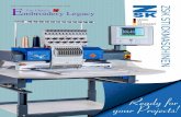 ZSK STICKMASCHINEN in cooperation with · 2020. 10. 23. · For decades, ZSK embroidery machines have been the benchmark of quality, precision, & reliability in the commercial embroidery