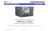 “BRIO 250” - Vendors Exchange International, Inc.images.veii.com/images/Manuals/Coffee/Brio-250-Service...Service Manual: Brio 250 Edition 02-2002 11 / 27 See the following tables
