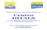 Università per Stranieri di Siena Centro DITALS · 2010. 5. 10. · 3 Master organizzati dal Centro DITALS Il Centro DITALS ha istituito nell’a. a. 2007-2008 la prima edizione