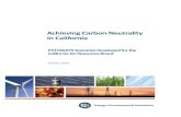 Achieving Carbon Neutrality in California...Gabe Mantegna Rawley Loken Clea Kolster Niki Lintmeijer Achieving Carbon Neutrality in California October 2020 Table of Contents Study Purpose