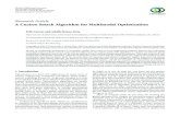 Research Article A Cuckoo Search Algorithm for Multimodal … · 2019. 7. 31. · Research Article A Cuckoo Search Algorithm for Multimodal Optimization ErikCuevasandAdolfoReyna-Orta