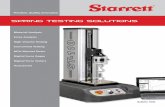 SPRING TESTING SOLUTIONS - foxvalleymetrology.comWith the S1 system, you can measure: • Spring rate • methods may be used. Measure free length by selecting the combo button. Spring