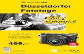 25. und 26. Mai Düsseldorfer Fototage Canon EOS 80D 24 Megapixel Auflösung und erstklassige Fotos und Videos in vielfältigen Aufnahmesituationen. UVP* 1.339,– 969,– Preis nach