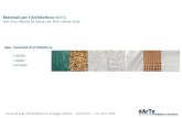 Materiali per l’Architettura (6CFU) · 2017. 11. 24. · il Nuovissimo Manuale dell’Architetto, Mancosu editore, pag.F7 ARCHI e VOLTE. Negli archi, i conci di pietra sono disposti