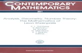 CONTEMPORARY MATHEMATICS · 2019. 2. 12. · Congresses. I. Ehrenpreis, Leon. II. Grinberg, Eric, 1958- III. Contemporary mathematics (American Mathematical Society) ; v. 251. QA299.6
