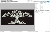 Production Worksheet Stitches: 7561 Colors: 1 *CELTIC TREE ... · #: 1 Color: White Code: 15 Brand: Wilcom Stitches: 7559 Thread Used: 33.49m Color Film Wilcom EmbroideryStudio –
