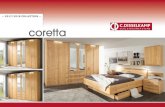 2017/2018 COLLECTION − coretta · 2017. 5. 16. · CORETTA Wardrobe System with profiled doors incl. cornice, supplied with handles as standard (each unit has 2 shelves and 1 hanging