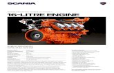 16-litre engine - Scania Group...Engine description DC16 314A. 522 kW Standard equipment • Scania Engine Management System, EMS • Extra high pressure fuel injection system, XPI