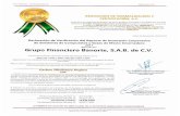 Banorte · 2018. 5. 30. · Invernadero (Programa GEI México) Tomando como referencia para su cumplimiento: el Estándar Corporativo de Contabilidad y Reporte (ECCR)-Protocolo de