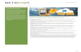 Empower IT professional teams to effectively validate, and … · 2016. 9. 19. · progress from any NETSCOUT portable tools, LinkSprinter, LinkRunner AT, AirCheck G2 and OneTouch
