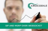 SIP AND MSRP OVER WEBSOCKET - Kamailio · SIP and MSRP over WebSocket in Kamailio SIP and MSRP over WebSocket in Kamailio Peter Dunkley, Technical Director, Crocodile RCS Ltd Email: