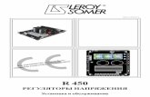 Автоматический регулятор напряжения Leroy Somer R450bestgenerator.spb.ru/avr/pdf/leroy_somer/leroy-somer-avr...4 LEROY-SOMER Установка и