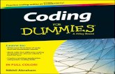 Coding For Dummies® · 2020. 3. 28. · Chapter 4: Exploring Basic HTML What Does HTML Do? Understanding HTML Structure Identifying elements Featuring your best attribute Standing