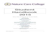 NCC Student Handbook 2015 v1 - Nature Care College...Student Handbook 2015 Nature Care College Pty Ltd 3 Welcome To assist you in your studies, this Handbook provides information on