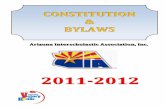 Amazon S3s3-us-west-2.amazonaws.com/static.aiaonline.org/... · 2014. 6. 10. · 20112012 CONSTITUTION & BYLAWS of the Arizona Interscholastic Association, Inc. a member of the National