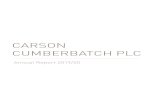 CARSON CUMBERBATCH PLC · 2020. 9. 14. · Chairman’s Statement pg 4 Sector Reviews pg 12 Sustainability Report pg 26 Risk Management pg 44 ... Capital expenditure 7,810,103 6,370,979