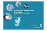Waste identificationtool Workshop...“Waste is disrespectful to humanity because it squanders scarce resources and that waste is disrespectful to individuals because it asks them