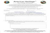 American Heritage · 2018. 2. 14. · American Heritage™ Merit Badge Workbook This workbook can help you but you still need to read the merit badge pamphlet. This Workbook can help