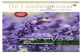 IN VLAANDEREN Driemaandelijks ledenblad van Landelijk … · 2019. 7. 18. · 4 - nr. 83 l De Landeigenaar in Vlaanderen Woord van de voorzitter Beste lezers Zondag 26 mei 2019, 20u00.
