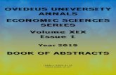 OVIDIUS UNIVERSITY ANNALS ECONOMIC SCIENCES SERIES Volume …stec.univ-ovidius.ro/html/anale/ENG/wp-content/uploads/... · 2019. 8. 8. · ovidius university annals economic sciences