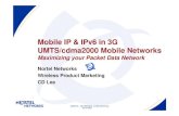 Mobile IP & IPv6 in 3G UMTS/cdma2000 Mobile Networks · 2018. 1. 9. · or Metasolv) AAA Server / Radius Proxy Terminals WLAN CDMA Internet •Single sign-on •Single bill •Single