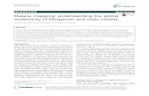 Malaria mapping: understanding the global endemicity of falciparum and vivax malaria · 2017. 8. 25. · The first attempt to map malaria endemicity at global scales using MBG techniques