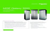 MGE Galaxy 3500 - Global Power Supply · 2017. 7. 24. · MGE Galaxy 3500 // 10/15/20/30 kVA apc.com/products | 3 Features that make the difference MGE Galaxy 3500 Reduced total cost