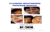 Fluoride Mouthrinse Manual - Michigan · 2016. 2. 26. · The purpose of the school fluoride mouthrinse program (FMP) is to provide a safe and effective preventive method of reducing