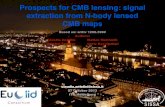 Prospects for CMB lensing: signal extraction from N-body lensed CMB …cosmo/Talks/... · 2013. 10. 7. · CMB lensing is a secondary anisotropy It has been observed by various collaborations