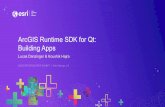 ArcGIS Runtime SDK for Qt: Building Apps · 2020. 4. 30. · • Flexible: Create your UI with Qt Quick (targets any platforms) or Qt Widgets (targets desktop platforms)-Most common