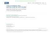 Edition 1.0 2013-03 TECHNICAL SPECIFICATION TECHNIQUE - …ed1... · 2018. 11. 23. · IEC TS 60079-32-1 Edition 1.0 2013-03 TECHNICAL SPECIFICATION SPECIFICATION TECHNIQUE Explosive