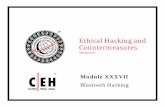 Ethical Hacking and Countermeasures - The Eye · 2018. 2. 26. · Bluejacking Bluejacking is the art of sending unsolicited messages over Bluetooth to Bluetooth-enabled devices such