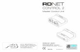 RDNet CONTROL 2 cod420120189 Rev2.0-MAN - dBTechnologies · CONTROL m a n u a l E n g l i s h 5 DESCRIPTION RDNET CONTROL 2 is an hardware interface to connect dB Technologies RDNET