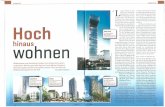 Tecno · 2019. 9. 25. · Wohnturm Intercont Höhe: 73 Meter Baustart: frühestens 2017 Zahl der Wohnungen: 100 IMMOBILIEN Hochháuser nen. Die Preise fiir die bis zu 350 Qua- dratmeter