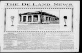THE DE LAND NEWSVo- l - University of Floridaufdcimages.uflib.ufl.edu/UF/00/07/58/96/00050/00421.pdflock The Mrs that Mis areas tion four here worm thit Miss said and teen wife said
